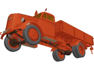 Opel Blitz 3D Model preview