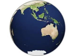 Planet Earth 3D Model preview