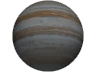 Planet Jupiter 3D Model preview