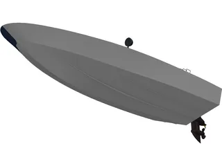 Outboard Racer 3D Model preview