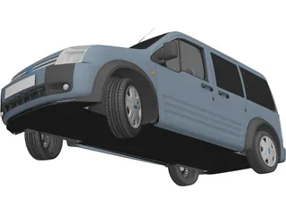 Ford Transit (2007) 3D Model preview