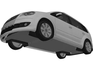 Volkswagen Touran (2007) 3D Model preview