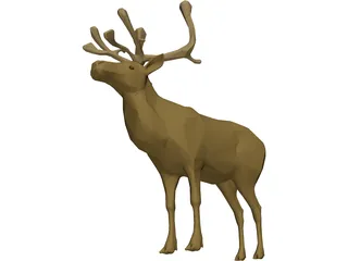 Reindeer 3D Model preview