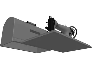 Singer Sewing Machine 3D Model preview