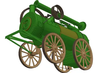 Tractor 3D Model preview