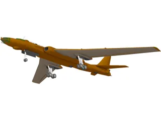 Tupolev Tu-16 Badger 3D Model preview