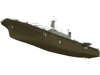 USS Tarawa LHA1 3D Model preview
