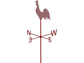 Weather Vane 3D Model preview
