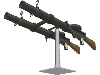 Lewis Mark I (.303 in) 3D Model preview