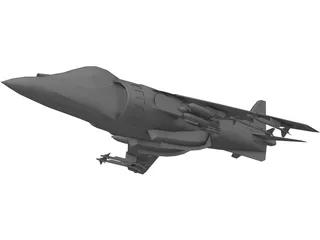 AV-8B 3D Model preview