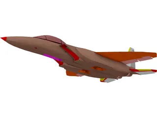 F-15E 3D Model preview