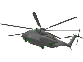 Sikorsky CH-53E Super Stallion 3D Model preview