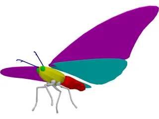 Butterfly 3D Model preview