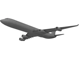Airbus A320 3D Model preview