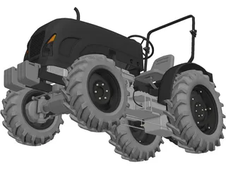 Tractor 3D Model preview