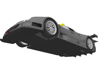 Mercedes-Benz CLK GTR (1998) 3D Model preview