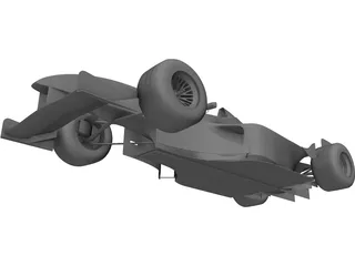 Formula 1 Car (1998) 3D Model preview