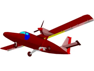 de Havilland Canada DHC-6 Twin Otter 3D Model preview