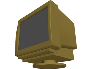 Monitor 3D Model preview