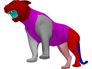 Panther 3D Model preview