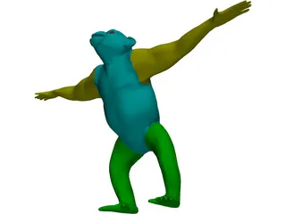 Chimpanzee 3D Model preview