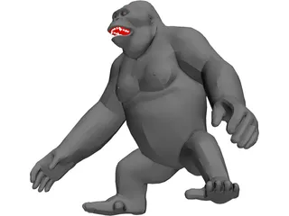 Gorilla 3D Model preview