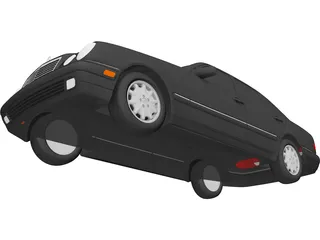 Mercedes-Benz E-class (1996) 3D Model preview