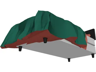Bed 3D Model preview