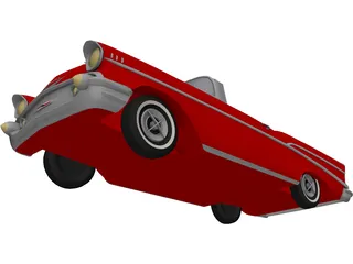 Chevrolet BelAir Convertible (1957) 3D Model preview