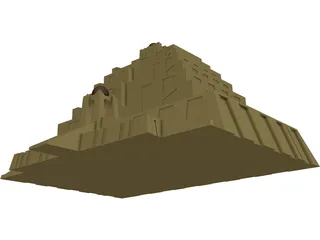 Temple 3D Model preview