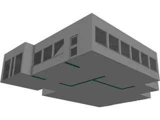 Cafe 3D Model preview