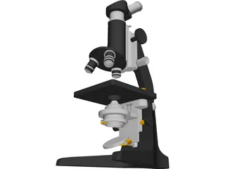 Microscope 3D Model preview