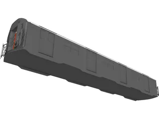 Subway Car [+Interior] 3D Model preview