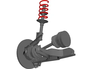 Suspension Front 3D Model preview