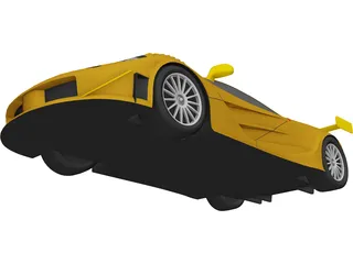 McLaren F1 GT1 (1997) 3D Model preview