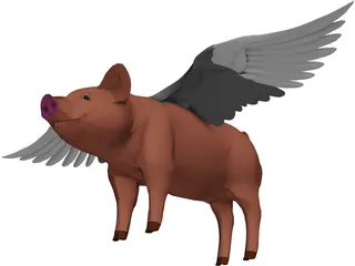 Pigasus 3D Model preview