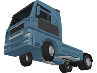MAN TGA 3D Model preview