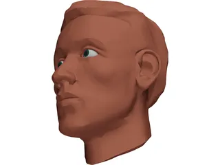 Face Muscles and Head 3D Model preview