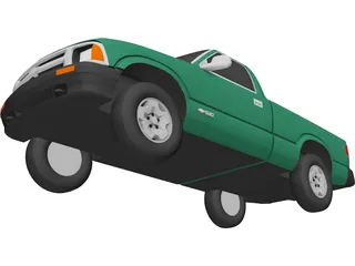 Chevrolet S10 Pickup (1994) 3D Model preview