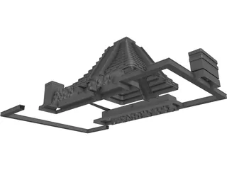 Chichen Itza 3D Model preview