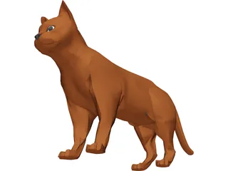 Cat 3D Model preview