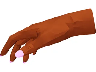 Hand Female 3D Model preview