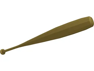 Baseball Bat 3D Model preview