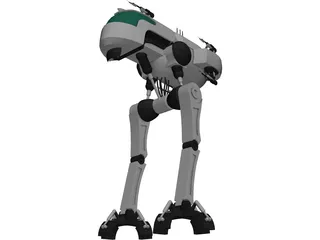 Robot Walker 3D Model preview