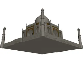 Taj Mahal 3D Model preview