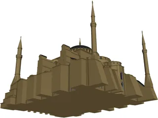 Hagia Sofia 3D Model preview