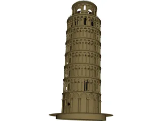 Tower Of Pisa 3D Model preview