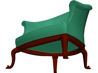 Chair Lounge 3D Model preview