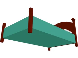 Bed 3D Model preview