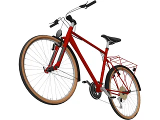 Bike Touring 3D Model preview
